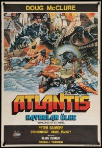 4b401 WARLORDS OF ATLANTIS Turkish '78 really cool different fantasy artwork with monsters!
