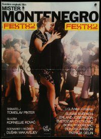 4b688 MONTENEGRO Yugoslavian 19x27 '82 Dusan Makavejev, Susan Anspach, sultry, erotic comedy!