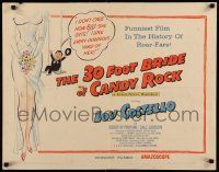 4c003 30 FOOT BRIDE OF CANDY ROCK 1/2sh '59 great art of Costello, a science-friction masterpiece!