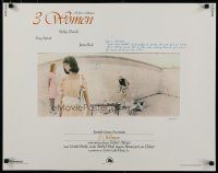4c002 3 WOMEN 1/2sh '77 directed by Robert Altman, Shelley Duvall, Sissy Spacek, Janice Rule