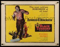 4c044 BLACK TUESDAY style A 1/2sh '55 artwork of the most ruthless Edward G. Robinson of all time!