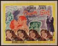 4c133 DREAM GIRL style B 1/2sh '48 Betty Hutton did what every girl wants to do, and doesn't dare!