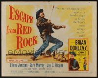 4c150 ESCAPE FROM RED ROCK 1/2sh '57 Brian Donlevy, Eilene Janssen & Gary Murray in western action!