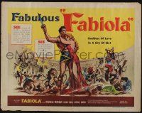 4c160 FABIOLA style A 1/2sh '51 sexy Michele Morgan is the Goddess of Love in a city of sin!