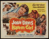 4c236 HAREM GIRL 1/2sh '52 Joan Davis, Peggie Castle, the houri from Missouri!