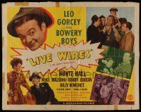 4c318 LIVE WIRES 1/2sh '46 Leo Gorcey, Huntz Hall & Bowery Boys, wacky image!