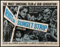 4c405 RIOT ON SUNSET STRIP 1/2sh '67 hippies with too-tight capris, crazy pot-partygoers!