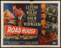 4c406 ROAD HOUSE 1/2sh '48 Ida Lupino, Cornel Wilde, Richard Widmark, Celeste Holm, noir!