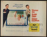 4c451 THAT FUNNY FEELING 1/2sh '65 sexy naked Sandra Dee in tub, Bobby Darin, Donald O'Connor