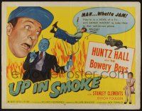 4c473 UP IN SMOKE 1/2sh '57 Huntz Hall & the Bowery Boys are raisin' the Devil!