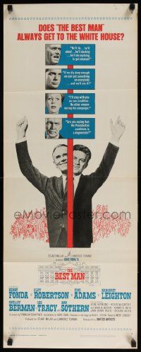 4c546 BEST MAN insert '64 Fonda & Cliff Robertson running for President of the United States!