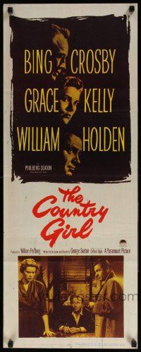 4c593 COUNTRY GIRL insert '54 Grace Kelly, Bing Crosby, William Holden, by Clifford Odets!