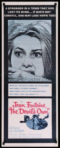 4c616 DEVIL'S OWN insert '67 Hammer, Joan Fontaine, what does it do to the unsuspecting?