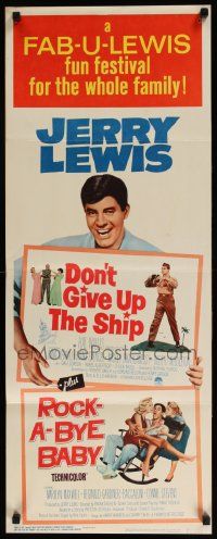 4c621 DON'T GIVE UP THE SHIP/ROCK-A-BYE BABY insert '63 a fab-u-Lewis fun festival for the family!