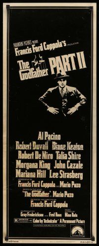 4c657 GODFATHER PART II insert '74 Al Pacino in Francis Ford Coppola classic crime sequel!