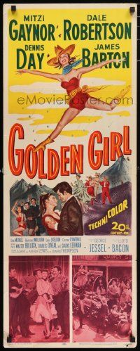 4c659 GOLDEN GIRL insert '51 art of sexy Mitzi Gaynor, Dale Robertson & Dennis Day!