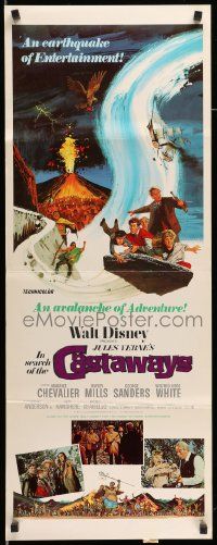 4c697 IN SEARCH OF THE CASTAWAYS insert R70 Jules Verne, Hayley Mills in an avalanche of adventure!