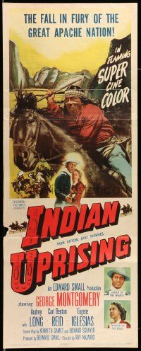 4c700 INDIAN UPRISING insert '51 Montgomery, leader of whites & Audrey Long is teacher of the Reds