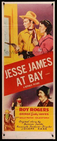 4c706 JESSE JAMES AT BAY insert R55 Roy Rogers, George 'Gabby' Hayes!