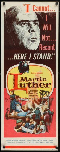 4c755 MARTIN LUTHER insert '53 directed by Irving Pichel, most famous rebel against Catholic church!
