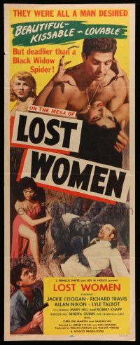 4c759 MESA OF LOST WOMEN insert '52 grown up Jackie Coogan vs super women who kissed & killed!