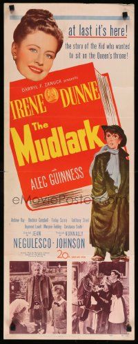 4c763 MUDLARK insert '51 beautiful Irene Dunne as Queen Victoria of England!
