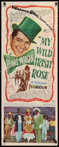 4c766 MY WILD IRISH ROSE insert '48 Dennis Morgan, sexiest Arlene Dahl, blackface!