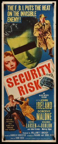 4c859 SECURITY RISK insert '54 the terror-ridden story of how the FBI gambled on a hunch!