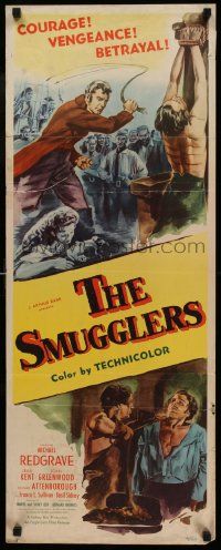 4c882 SMUGGLERS insert '48 The Man Within, Michael Redgrave, youngest Richard Attenborough!