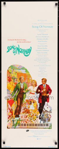 4c889 SONG OF NORWAY insert '70 Howard Terpning artwork, a song for the heart to sing!