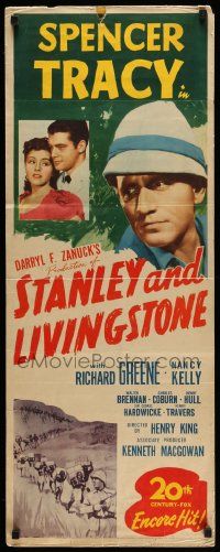 4c903 STANLEY & LIVINGSTONE insert R46 Spencer Tracy as the explorer of unknown Africa!