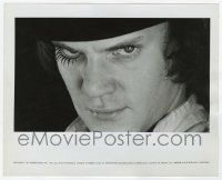 4d395 MALCOLM MCDOWELL deluxe 8x10 still '72 best super close up from Kubrick's A Clockwork Orange!