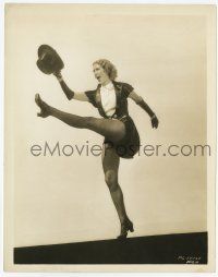 4d279 ELEANOR POWELL 8x10.25 still '30s full-length portrait singing & dancing in cool outfit!