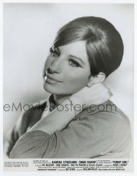 4d228 BARBRA STREISAND 7.75x10 still '69 pensive head & shoulders portrait from Funny Girl!