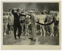 4d045 FOOTLIGHT PARADE 8.25x10 still '33 James Cagney demonstrates dance to amused chorus girls!