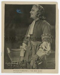 4d272 DOUGLAS FAIRBANKS 8x10.25 still '29 great profile c/u in costume as D'Artagnan in Iron Mask!