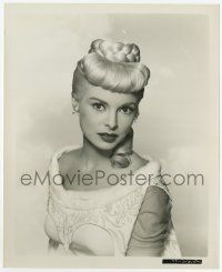 4d329 JANET LEIGH 8.25x10 still '54 sexy head & shoulders portrait in costume from Prince Valiant!
