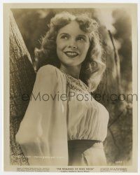 4d331 JANET LEIGH 8x10 still '47 great sexy smiling portrait in The Romance of Rosy Ridge!