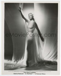 4d341 JEAN WALLACE 8x10.25 still '57 full-length in beautiful gown from The Devil's Hairpin!
