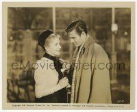 4d074 LETTER FROM AN UNKNOWN WOMAN 8x10 still '48 Louis Jourdan smiling at happy Joan Fontaine!