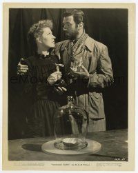 4d088 MADAME CURIE 8x10.25 still '43 close up of Greer Garson & Walter Pidgeon in laboratory!