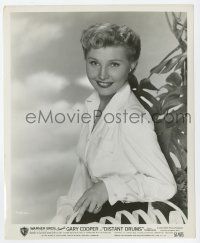 4d400 MARI ALDON 8.25x10 still '51 waist-high smiling c/u of the pretty actress in Distant Drums!