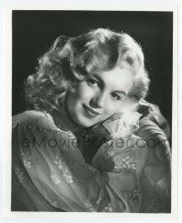 4d402 MARILYN MONROE 8.25x10 still '48 wonderful c/u of young Marilyn Monroe over black background!