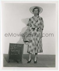 4d417 NANCY KULP wardrobe test 8x10 still '52 in her first movie, The Model & the Marriage Broker!