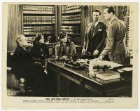 4d106 MR. & MRS. SMITH 8x10.25 still '41 Carole Lombard & Robert Montgomery in lawyer's office!