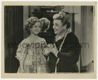 4d124 POOR LITTLE RICH GIRL 8x10 still '36 seamstress Jane Darwell smiles at cute Shirley Temple!