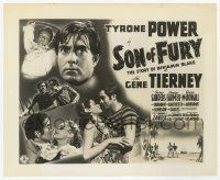 4d150 SON OF FURY 8.25x10 still '42 Tyrone Power, Gene Tierney, Frances Farmer, cool montage!