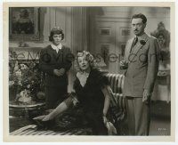 4d152 STAGE FRIGHT 8x10 still '50 Marlene Dietrich between Jane Wyman & Michael Wilding!