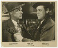 4d176 THIRD MAN 8x10 still '49 classic close up of Orson Welles & Joseph Cotten on carousel!