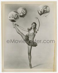 4d485 VERA-ELLEN 8x10.25 still '50 as a dancing ballerina with balloons for the 4th of July!